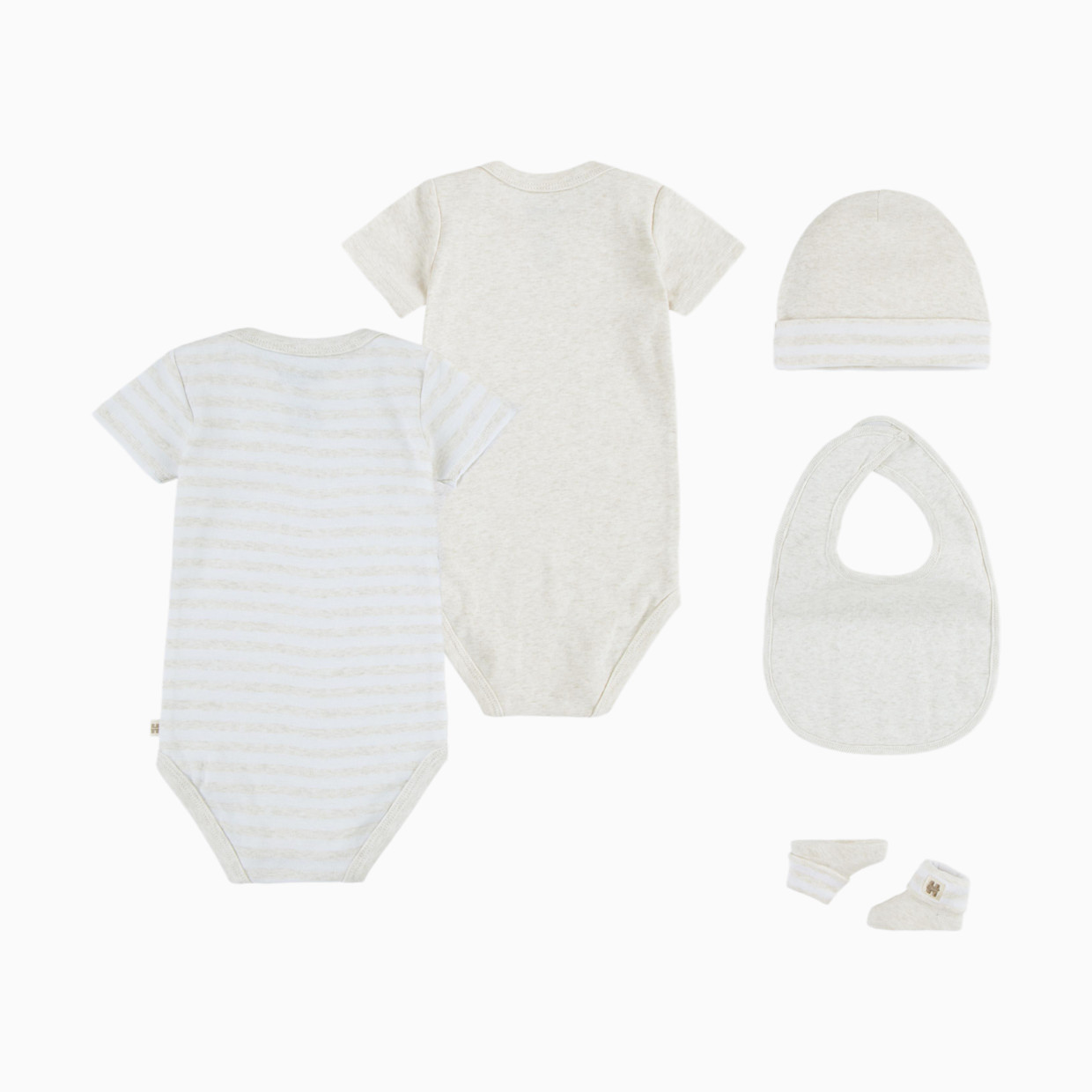 Huggies 5-Pack Gift Box Set - Oatmeal Heather, 0-6 M.