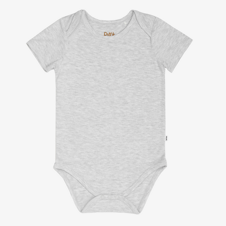 Little Sleepies Light Heather Gray Bodysuit.