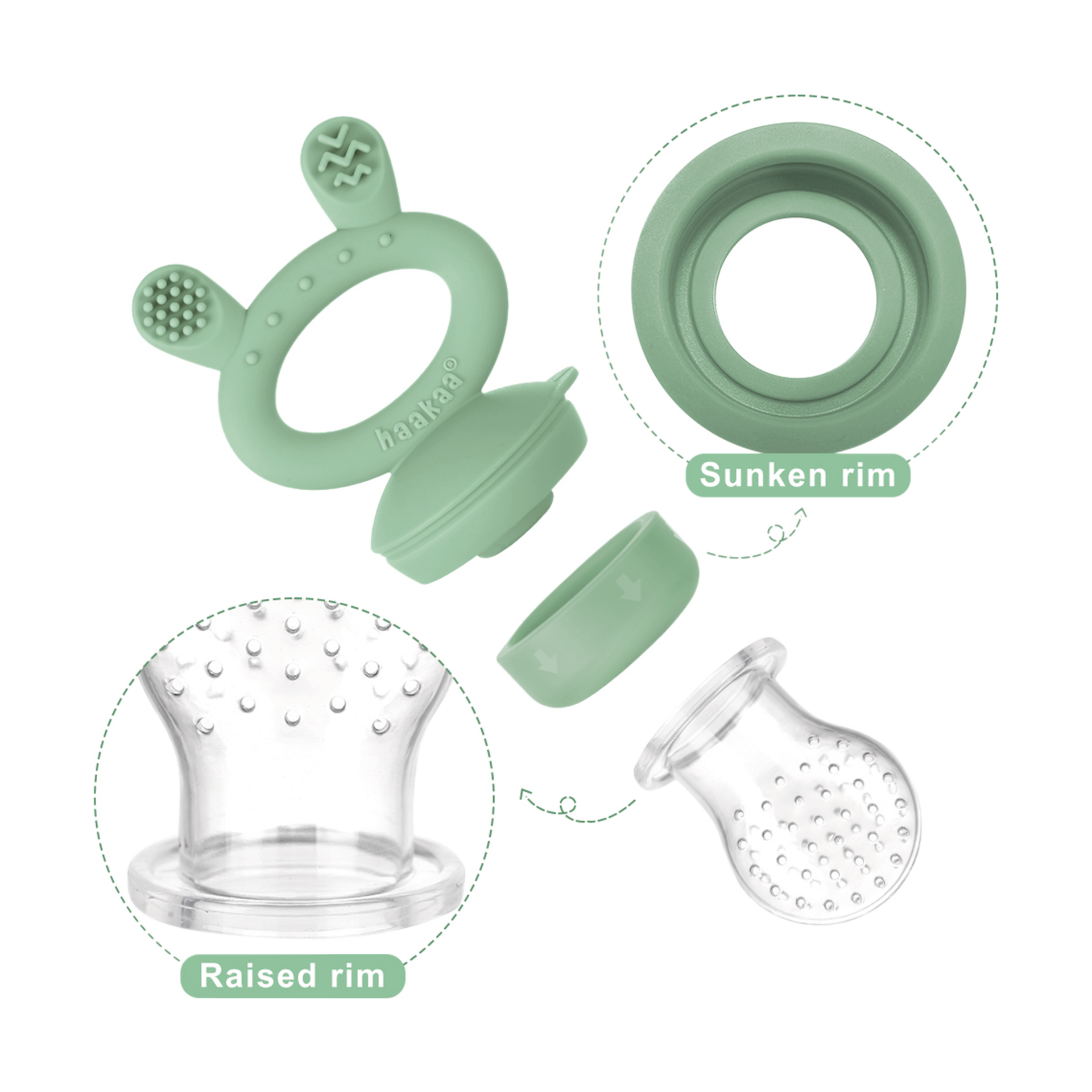 Haakaa Silicone Freeze-N-Feed Mini Combo.