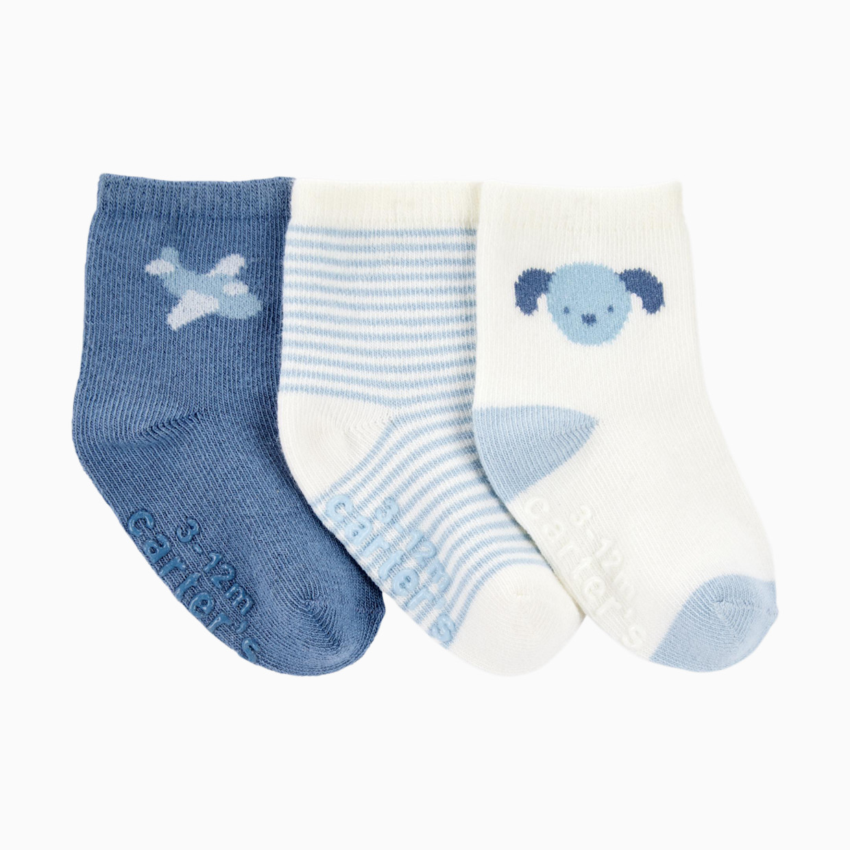 Carter's 3-Pack Socks - Puppy, 3-12 M.