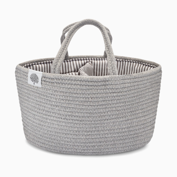 Parker Baby Co. Rope Diaper Caddy.