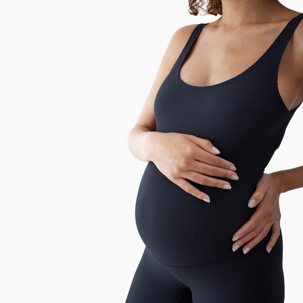 Ingrid and Isabel Full Length Bodysuit - Black, Xl.