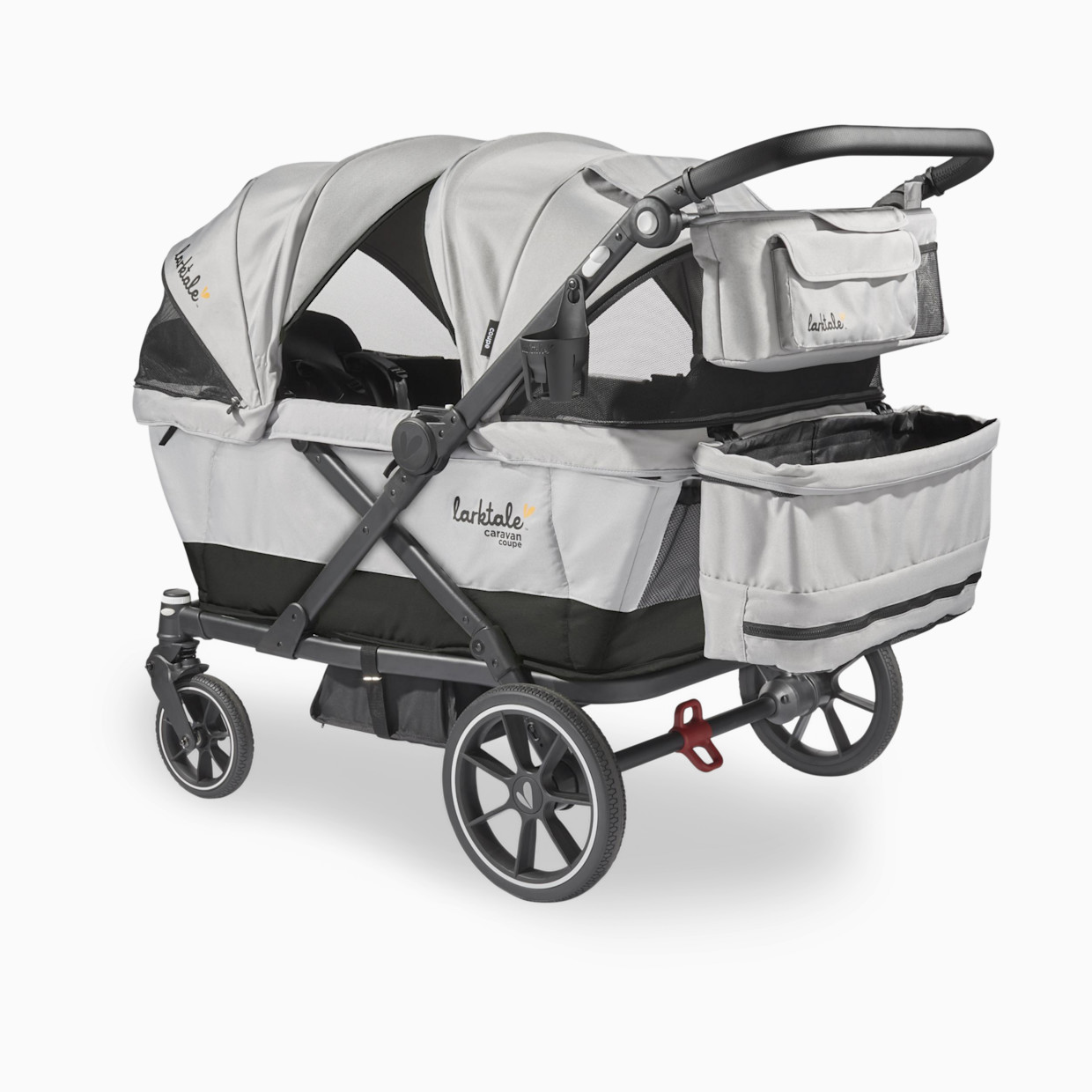 Larktale Caravan Coupe Quad Stroller Wagon - Gray/Black.