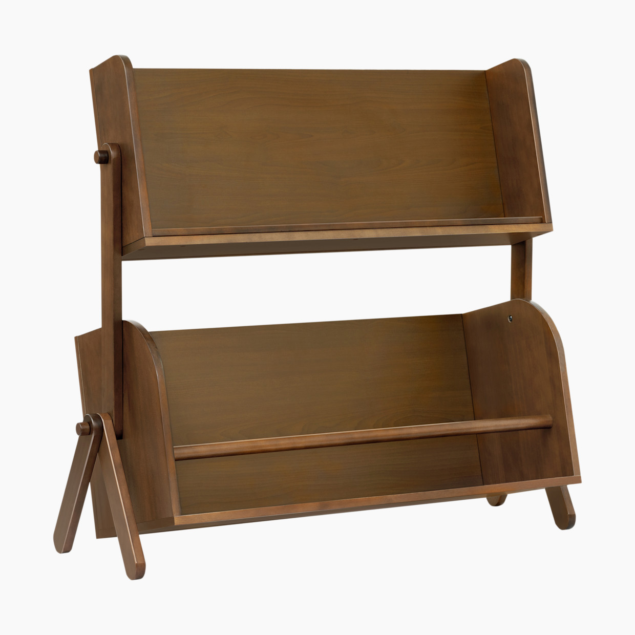 babyletto Tally Storage and Bookshelf - Natural Walnut.
