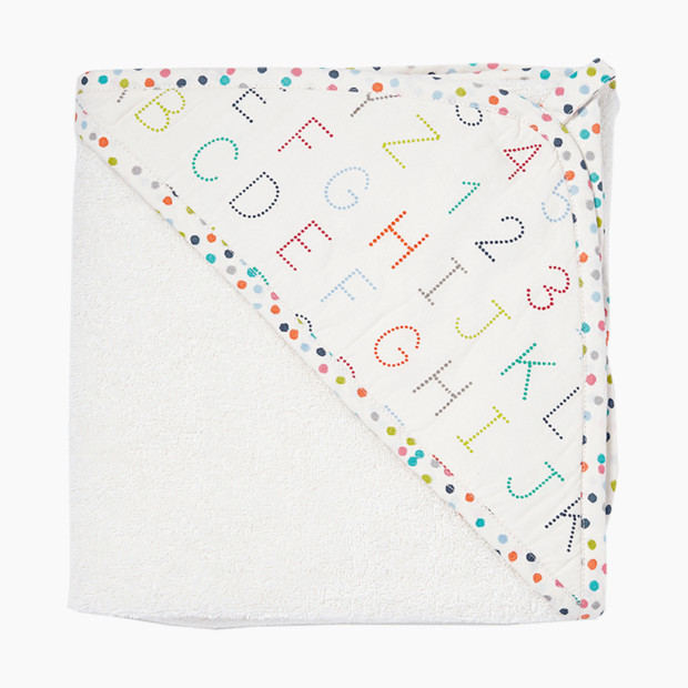 Pehr Cozy Hooded Towel - Multi Alphabet.
