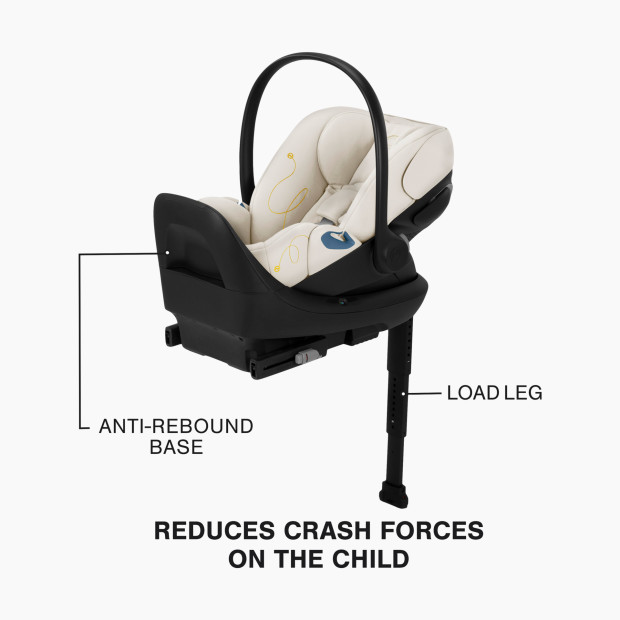 Cybex Cloud G Lux Extend Infant Car Seat - Seashell Beige.