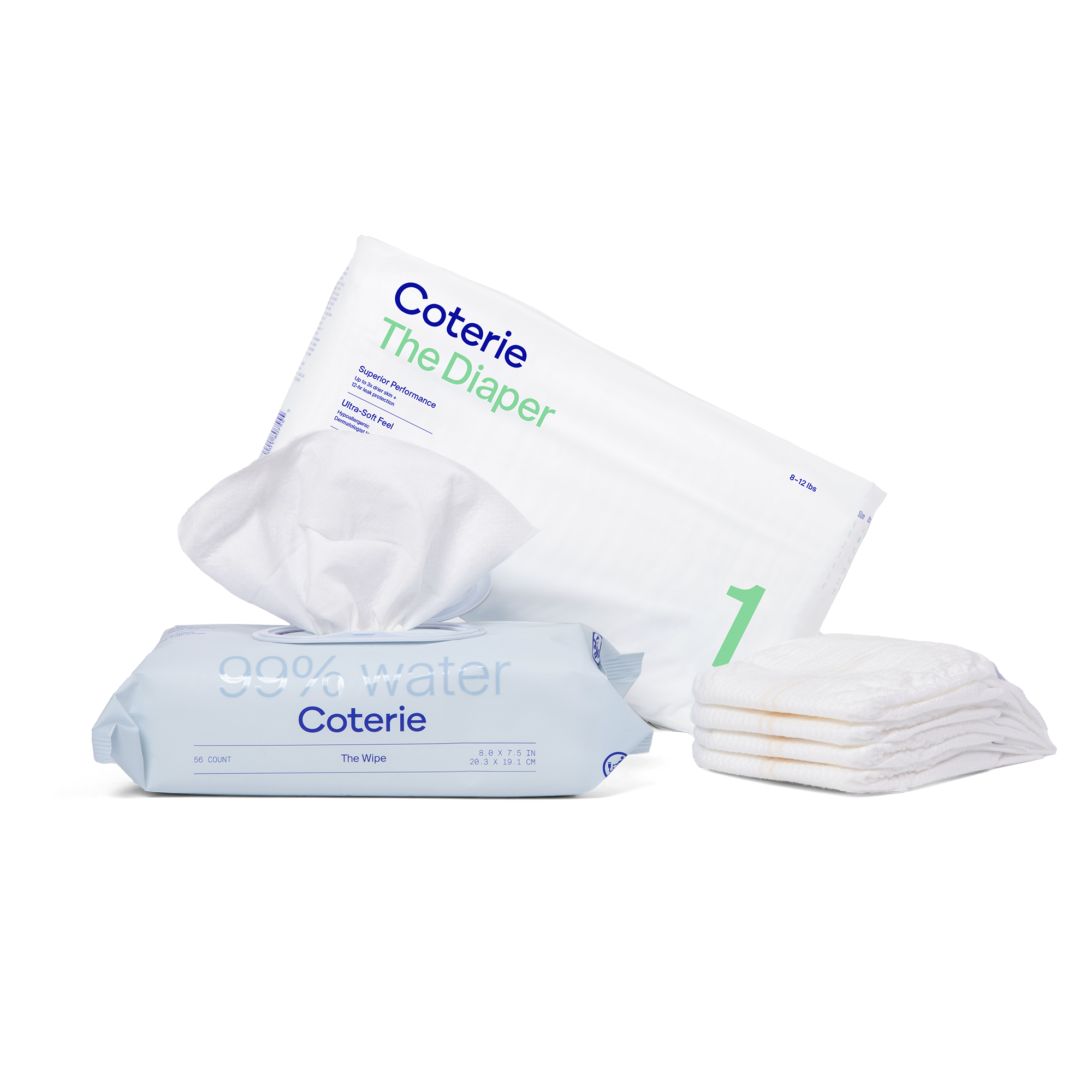 Babylist Diaper Box - 103 Diapers & 176 Wipes.