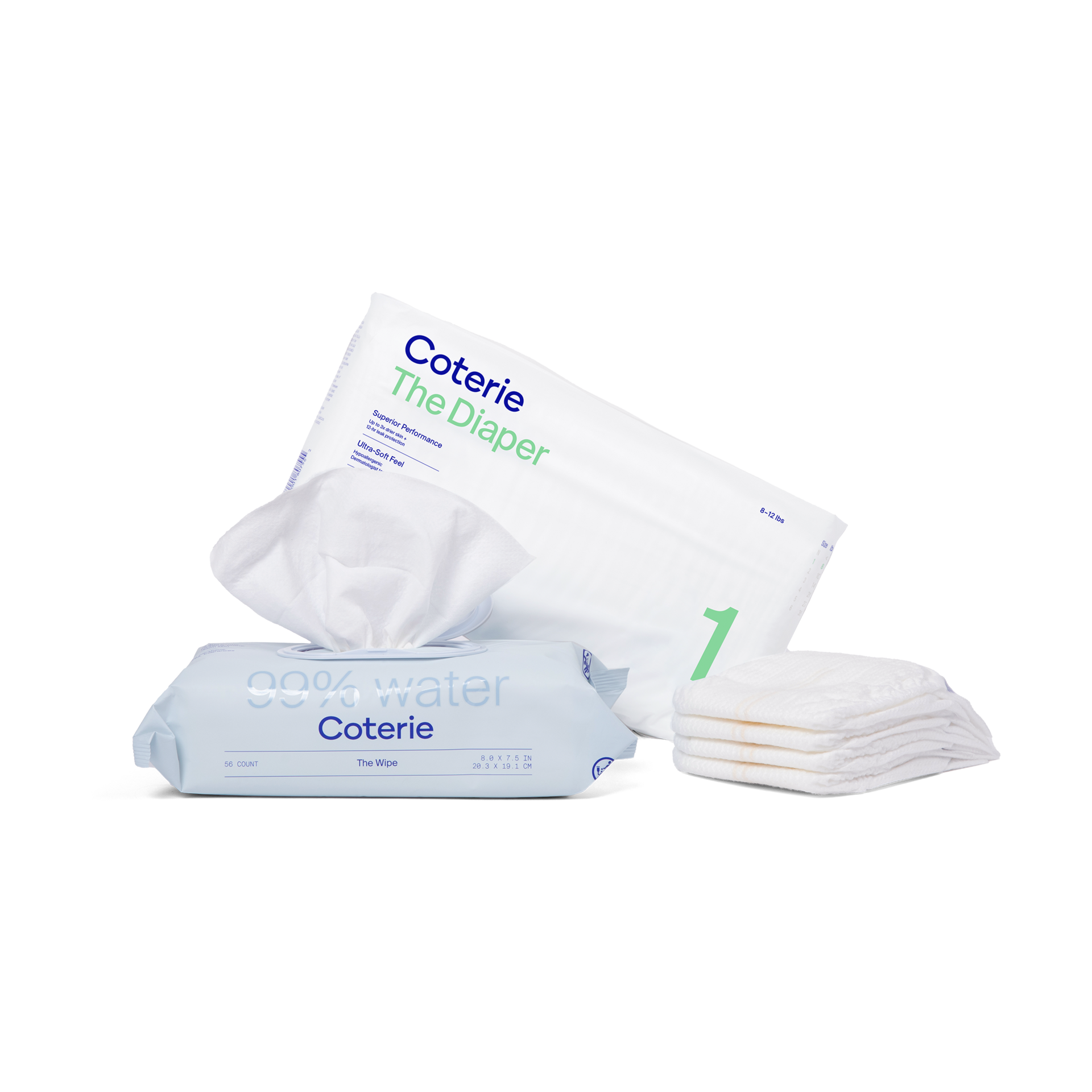 Babylist Diaper Box - 103 Diapers & 176 Wipes.