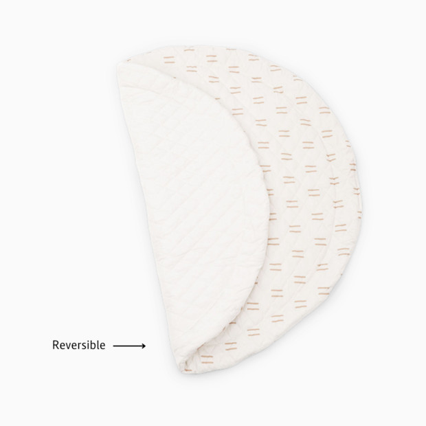 Poppyseed Play Extra Padded Round Play Mat.