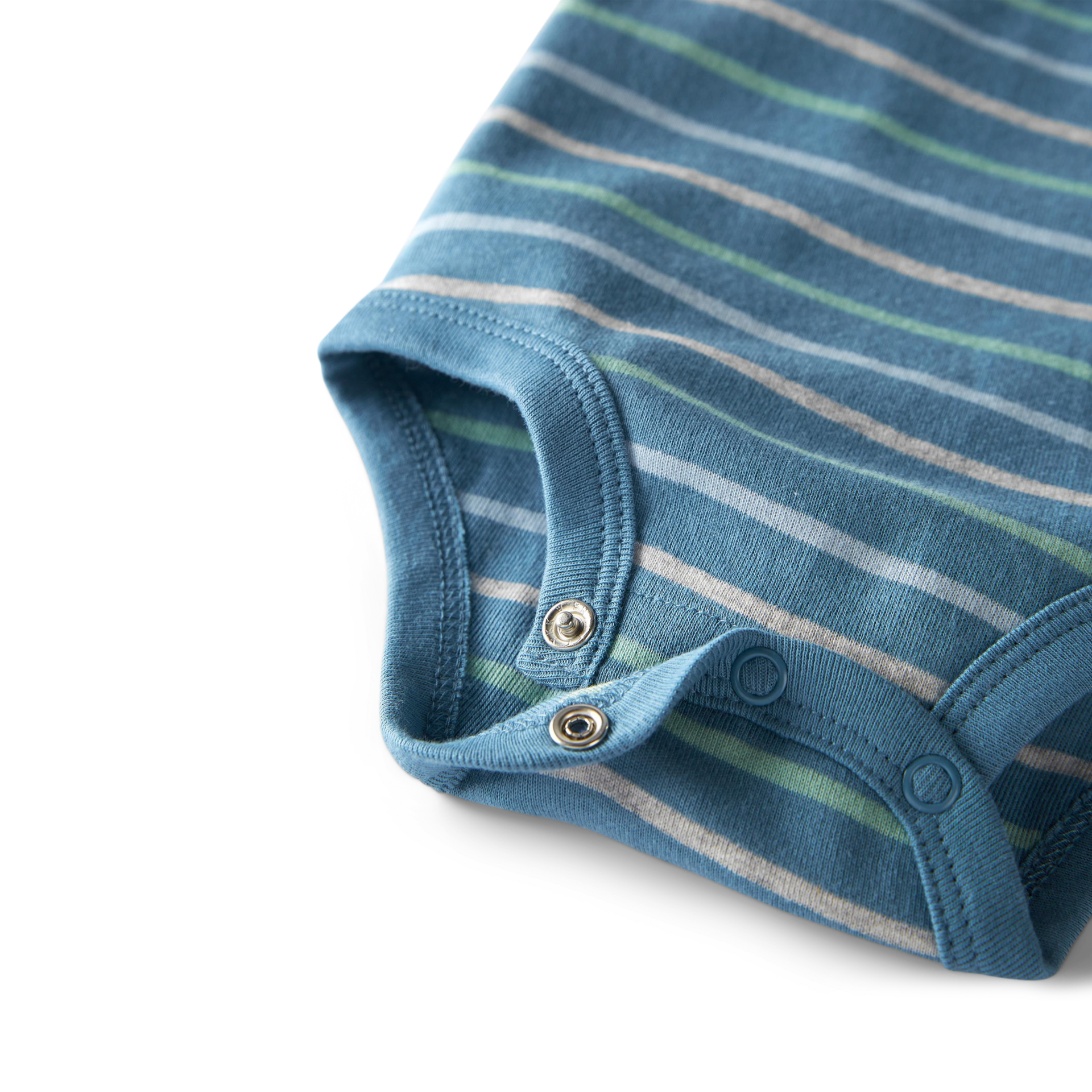 Carter's Little Planet 3-Pack Organic Cotton Rib Bodysuits - Wildlife Print, Geo Print, Stripes, 0-3 M.