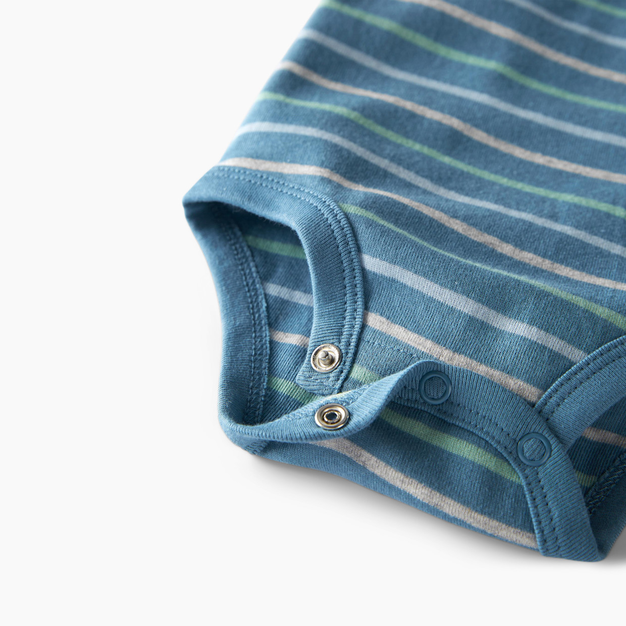 Carter's Little Planet 3-Pack Organic Cotton Rib Bodysuits - Wildlife Print, Geo Print, Stripes, Newborn.