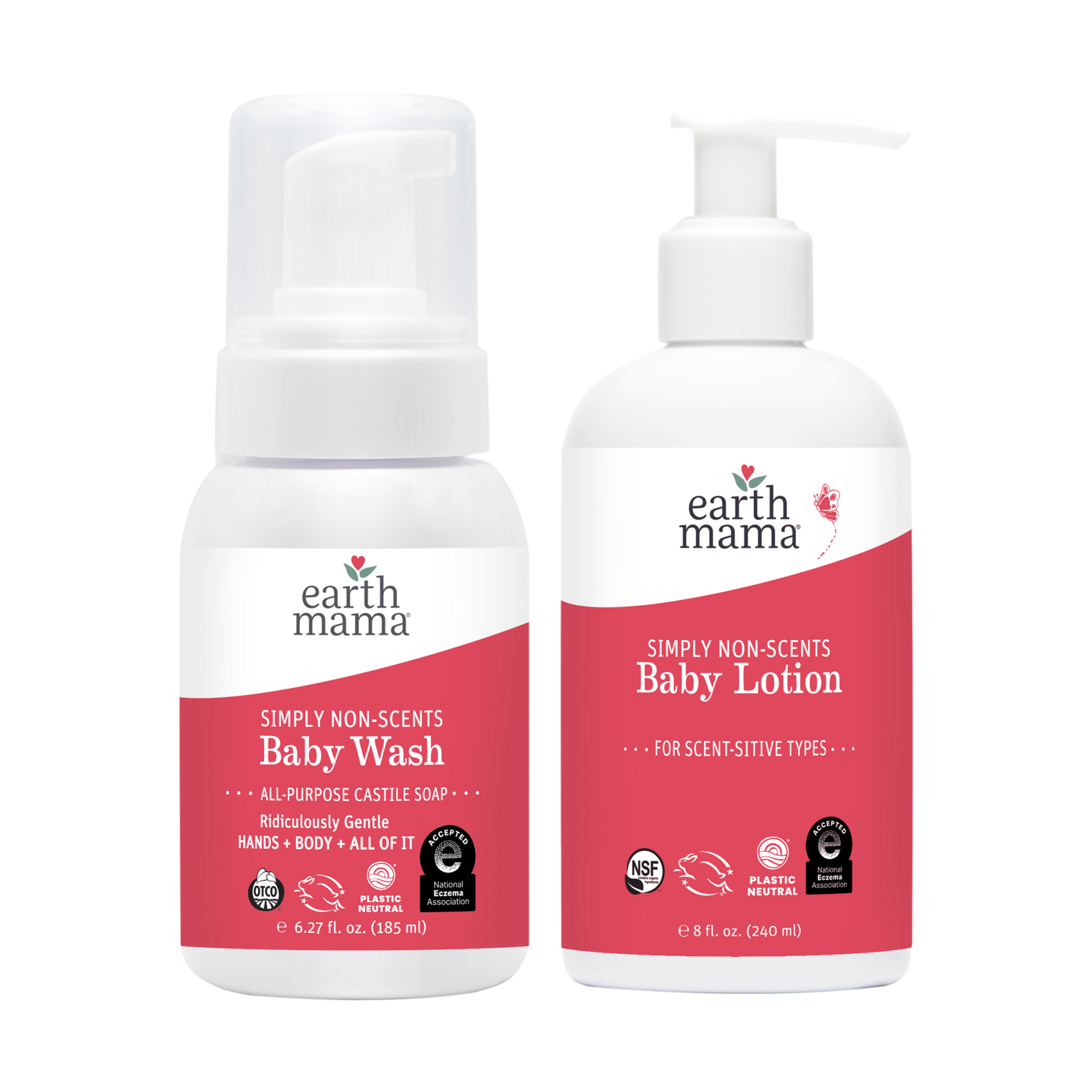 Earth Mama Baby Bath Bundle.