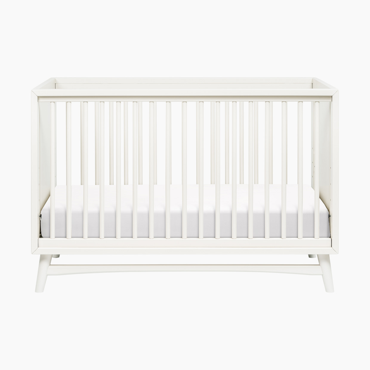 babyletto Peggy 3-in-1 Crib with Toddler Bed Conversion Kit - Warm White.