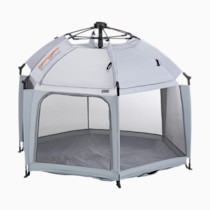 Safety 1st InstaPop Dome Play Yard, Compact design makes it easy to pop open and closed, High Street