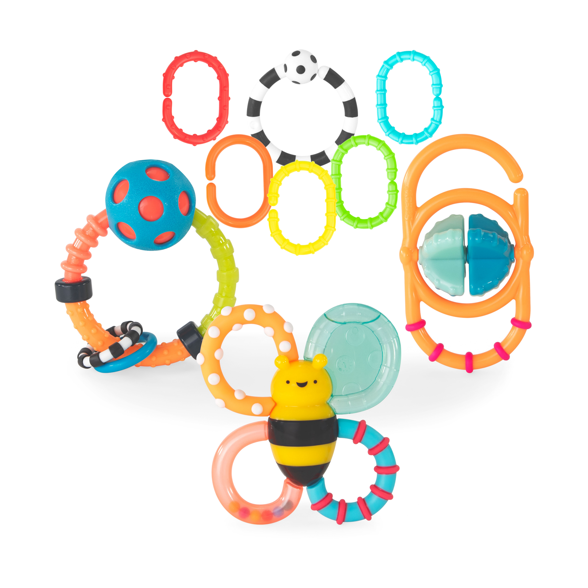 Sassy Baby's Teether & Rattle Sensory Set Sensory Toy.