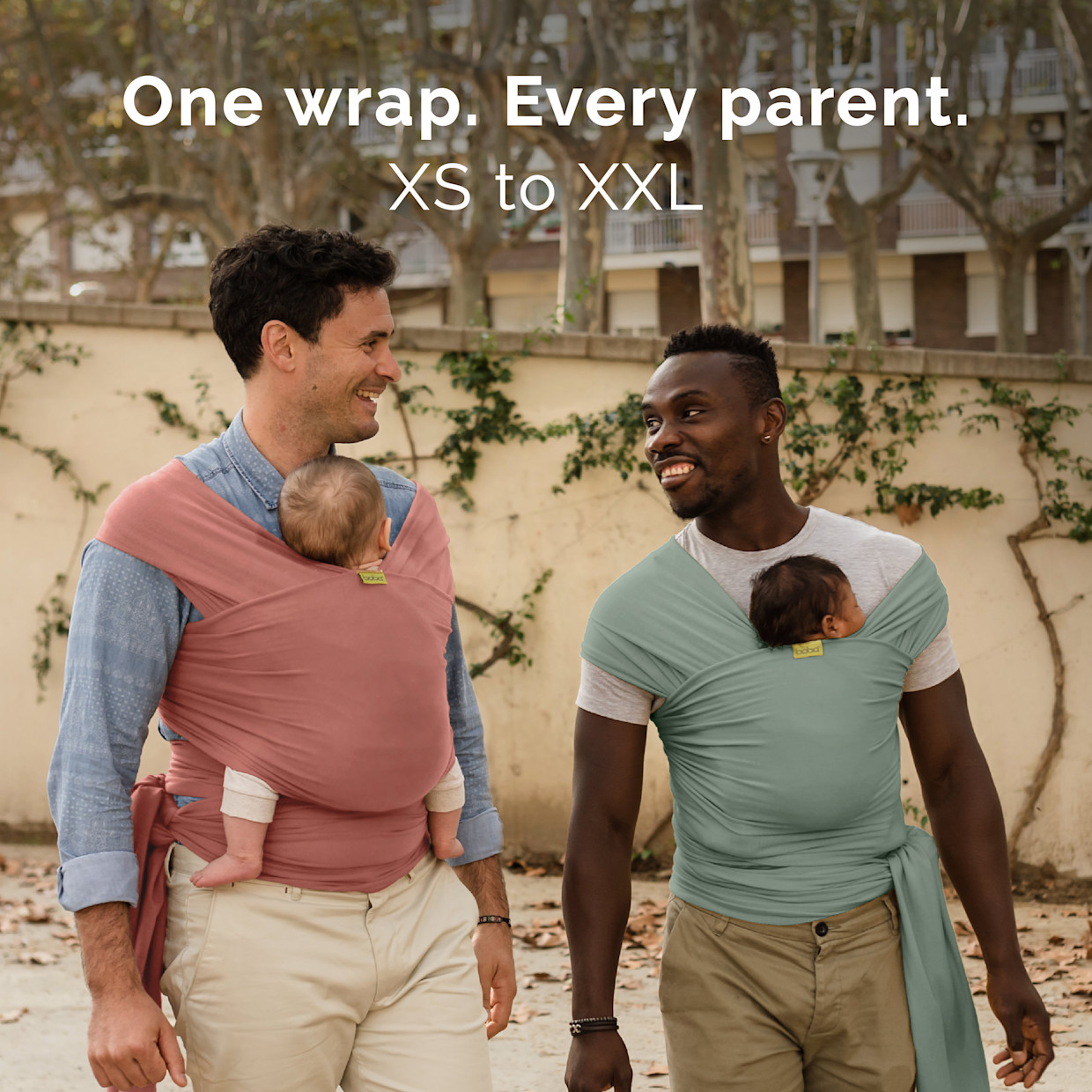 Boba Wrap Carrier Beige - Sage Green.
