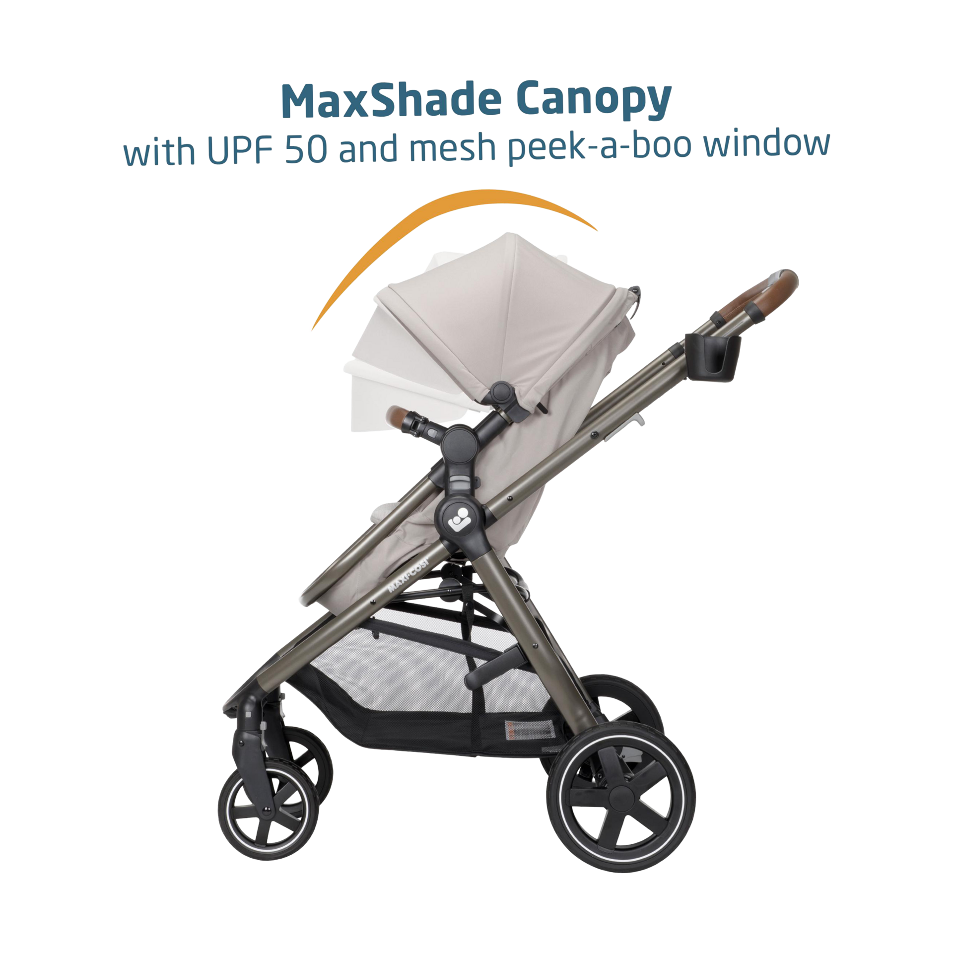 Maxi-Cosi Zelia 2 Luxe 5-in-1 Modular Travel System - New Hope Tan.