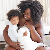 Organic Toddler Pillow | Avocado Green Mattress