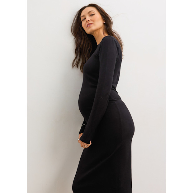 The Softsculpt Knit Long Sleeve Eliza Dress.
