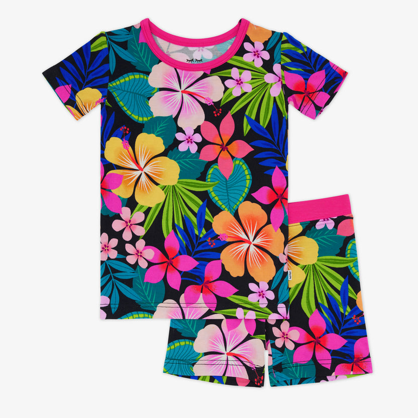Jungle Blooms Two-Piece Pajama Set.
