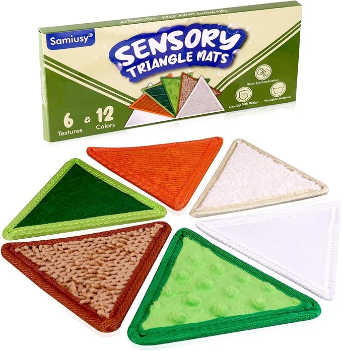 Samiusy Tactile Sensory Toys for Babies 6+ Months & Toddlers 1-3 Years.