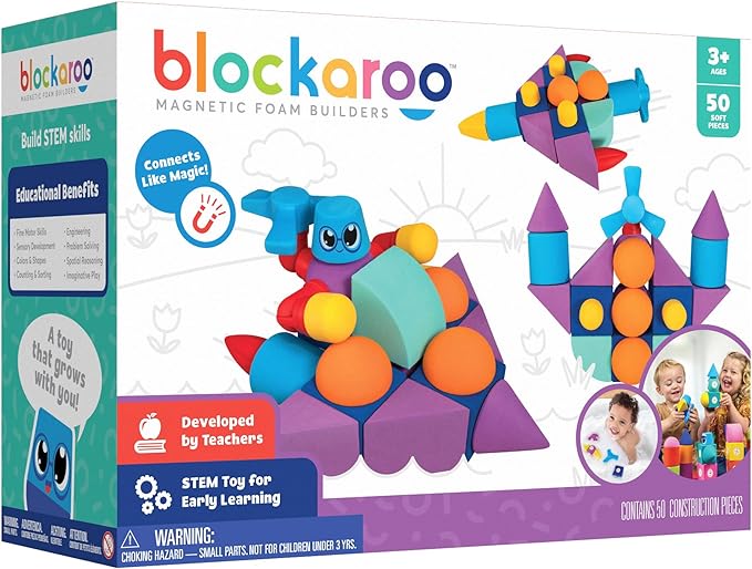 Blockaroo Magnetic Foam Blocks.