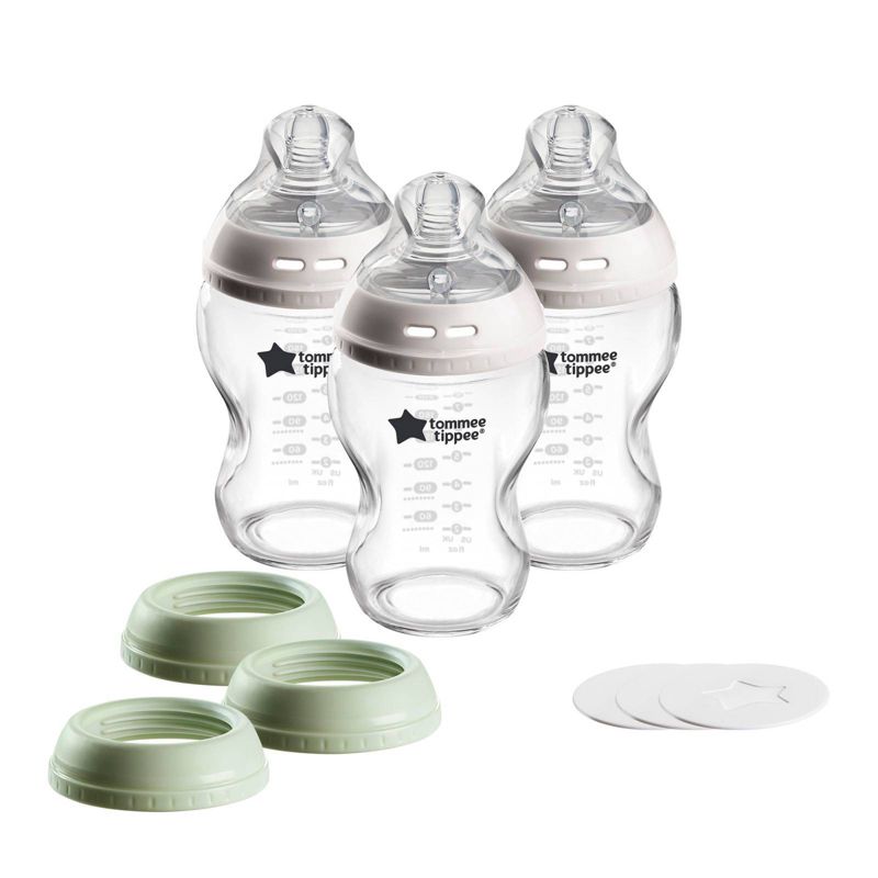 Tommee Tippee Natural Start 3-in-1 Glass Bottle Kit.