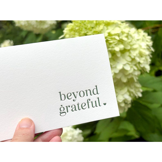 Unique Thank You Card .