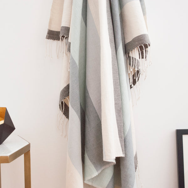 Bolé Road Textiles Afar Throw - Mist.