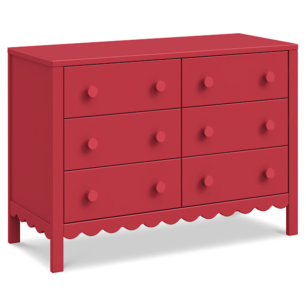 Sammy Scallop 6-Drawer Dresser.