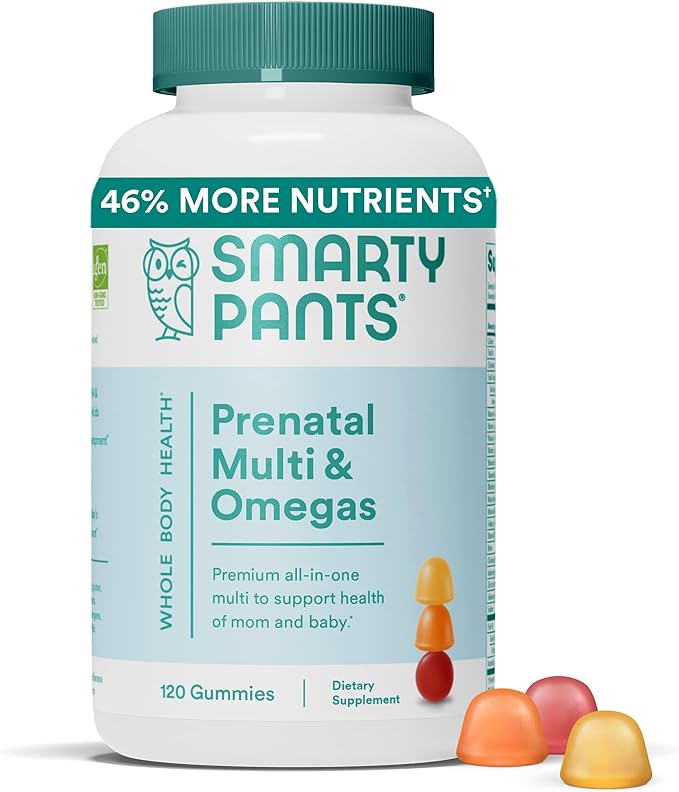 SmartyPants Prenatal Formula Daily Gummy Multivitamin - 30 servings