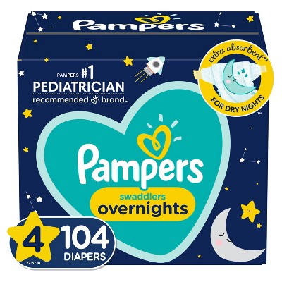 Pampers Swaddlers Overnights - $42.99.