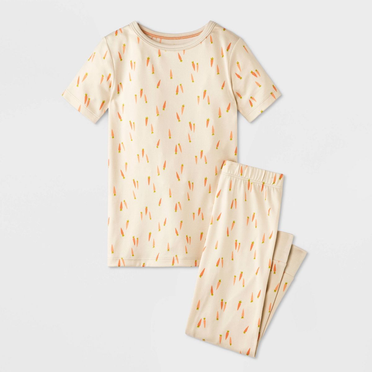 Toddler Easter Carrots Snug Fit Pajama Set.