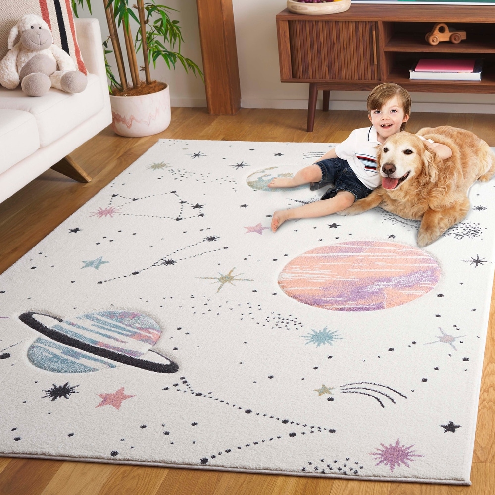 SAFAVIEH Carousel Kids Kyle Solar System Rug.