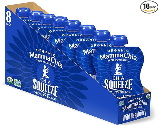 Mamma Chia Vitality Squeeze Snack.