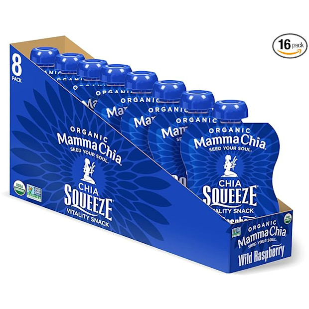 Mamma Chia Vitality Squeeze Snack.