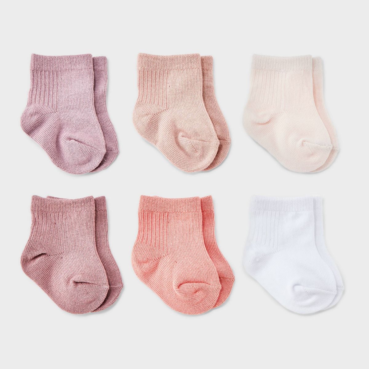 Newborn Knit Tagless Socks.