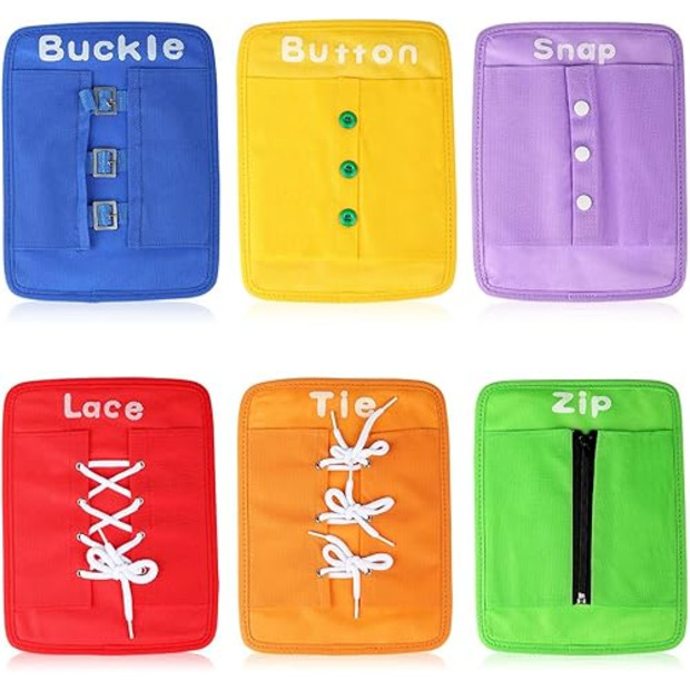 YHZAN Montessori Dressing Board Development Toy.