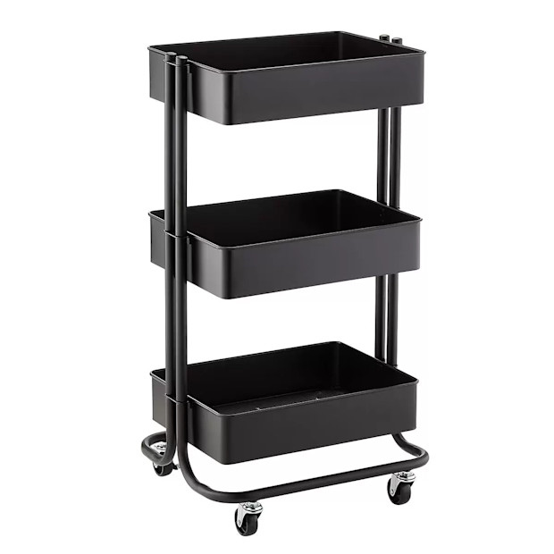 The Container Store 3-Tier Rolling Cart.