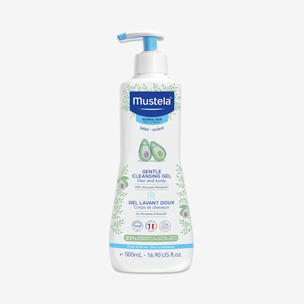 Mustela Gentle Cleansing Gel.