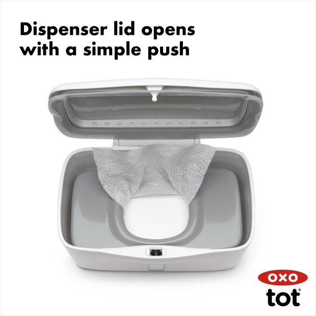 OXO Tot Perfect Pull Wipes Dispenser - Grey.