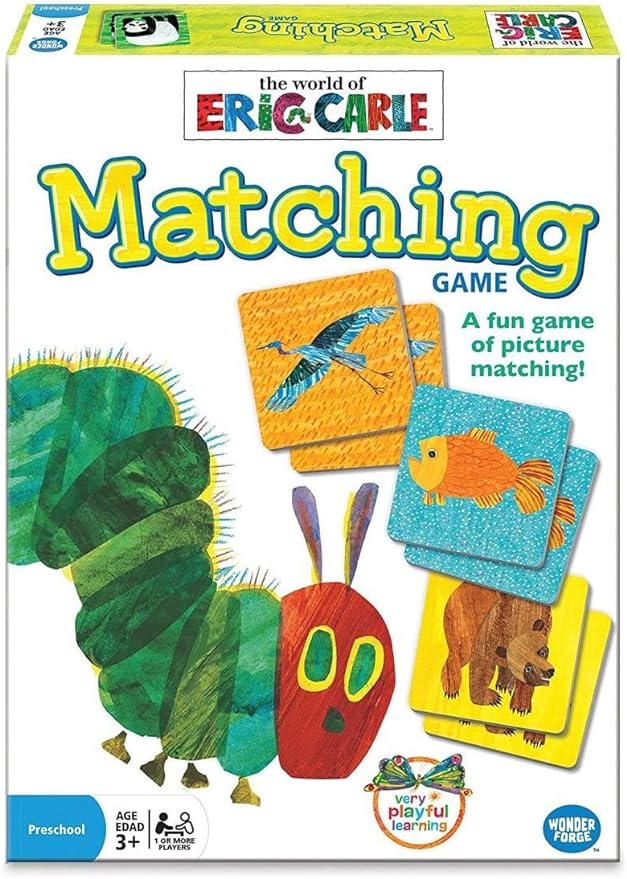Wonder Forge Eric Carle Matching Game.