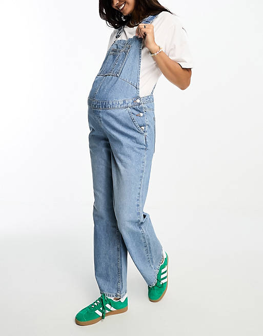 ASOS DESIGN Maternity Denim Overalls - $49.99.