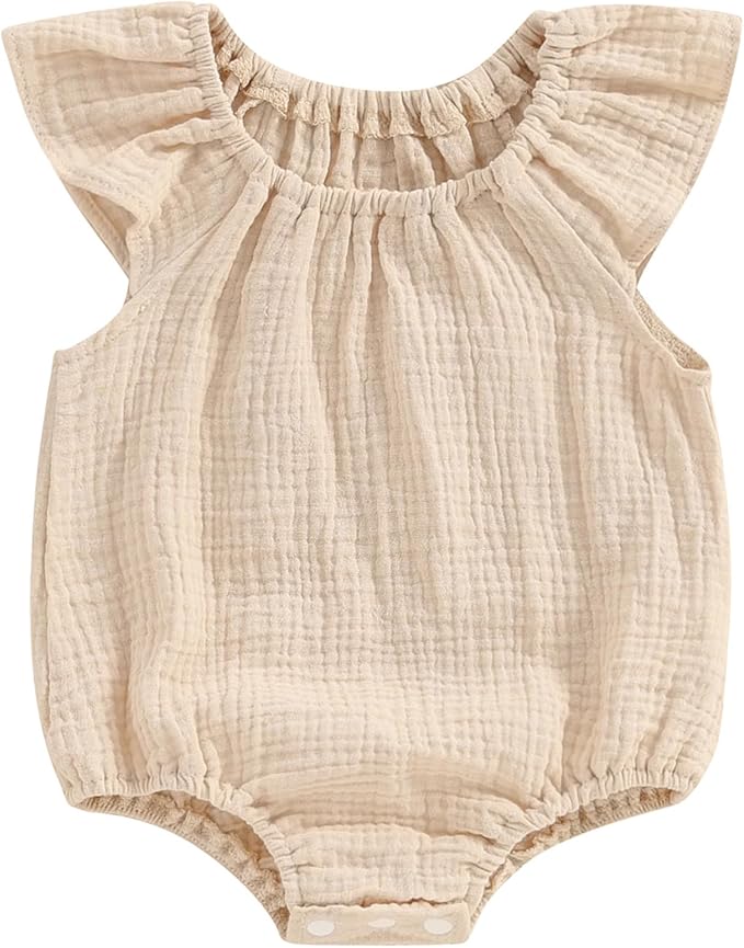 Mubineo Cotton Linen Romper.