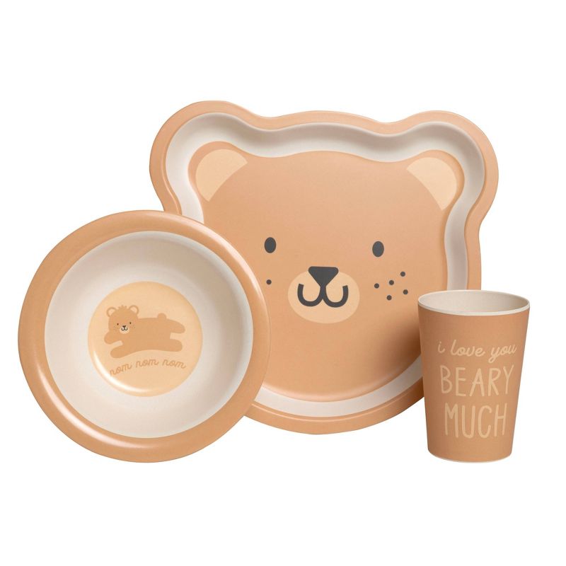 Pearhead 3-Piece Bamboo Feeding Set.