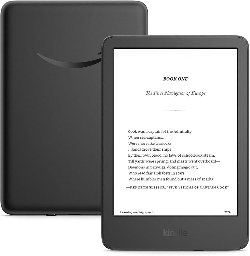 Amazon Kindle 16 GB (newest model).