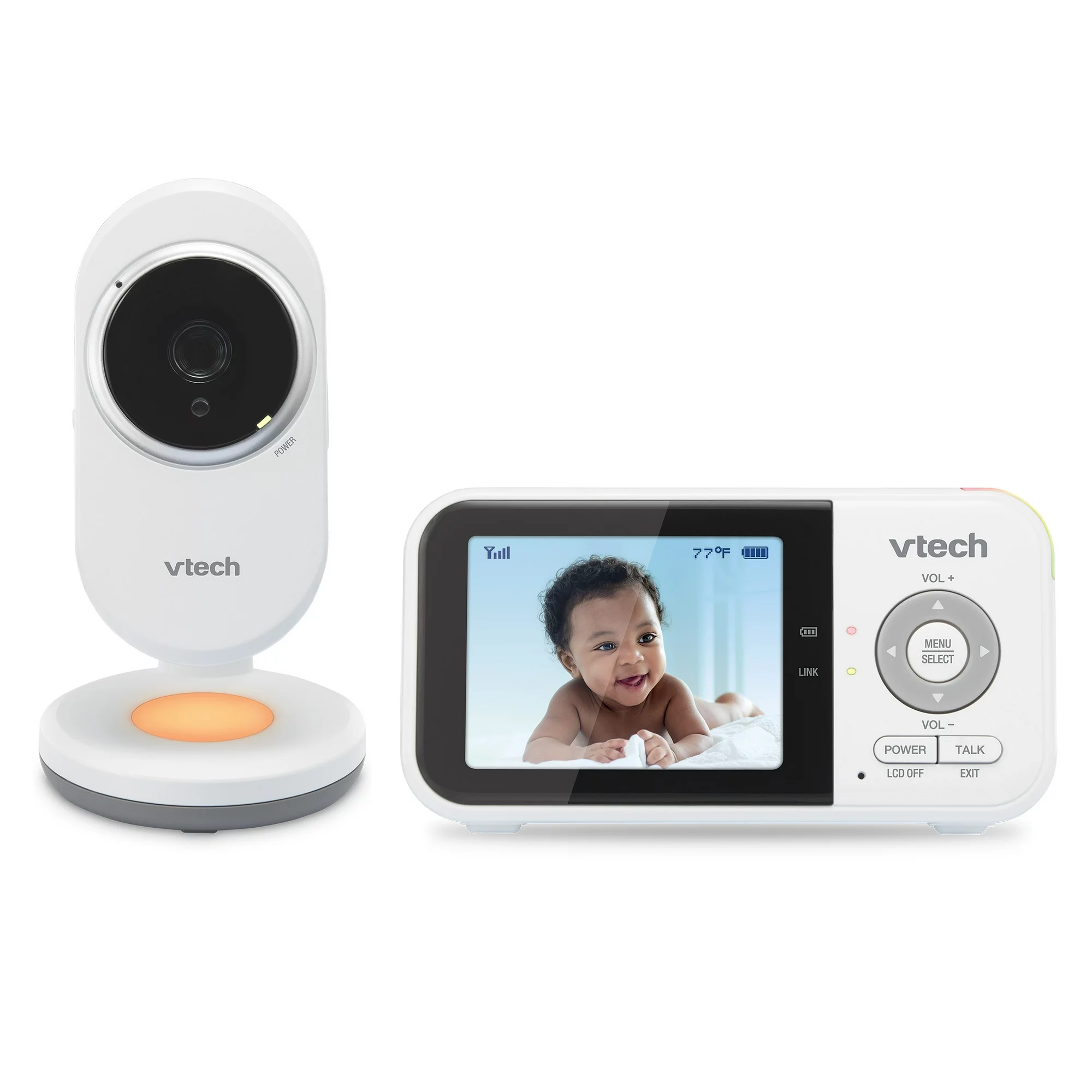 VTech Monitor de Bebé con Vídeo Digital de 2,8 Pulgadas y Luz Nocturna, VM3254
