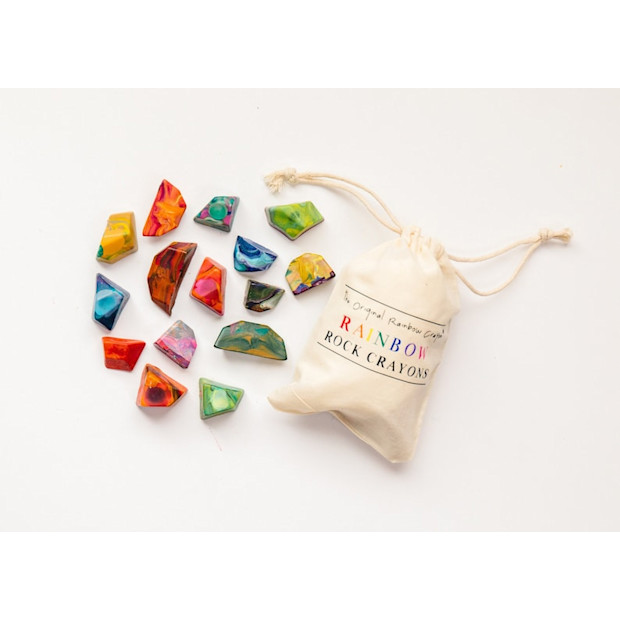 art2theextreme Rainbow Rock Crayons.