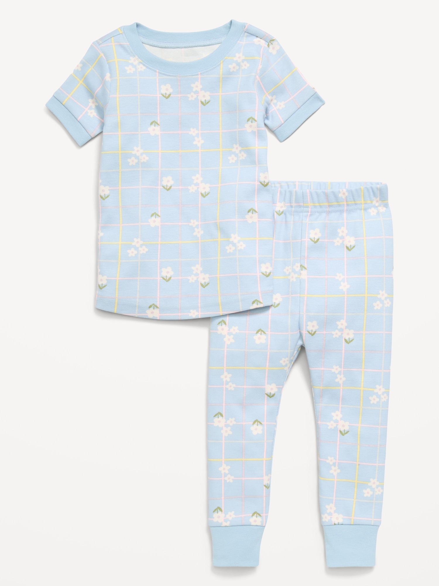 Printed Snug-Fit Pajama Set for Toddler & Baby.