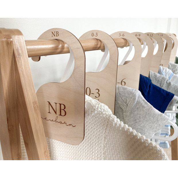 Baby Nursery Closet Dividers.